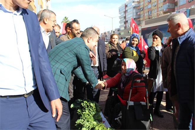 Cumhur İttifakı Yenişehir Adayı Bekir Topçu Gönülleri Fethetmeye Devam Ediyor
