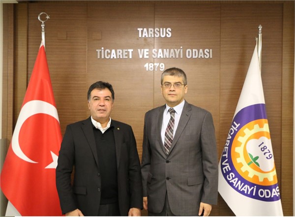 Tarsus Üniversitesi Rektörü Aydın'dan, TSO'ya Ziyaret
