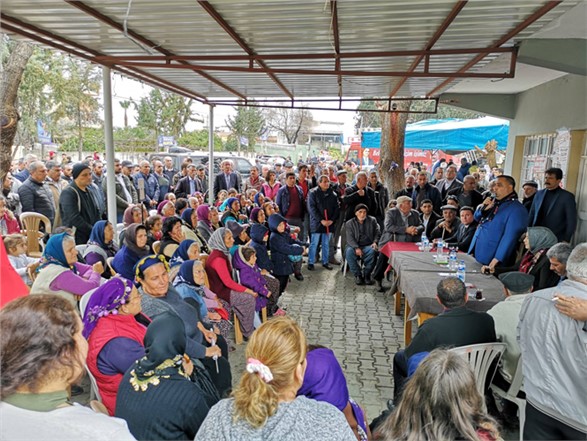 Başkan Can, Dur Durak Bilmiyor, Başkan Can Her Gittiği Mahallede Köyde Coşkuyla Karşılanıyor