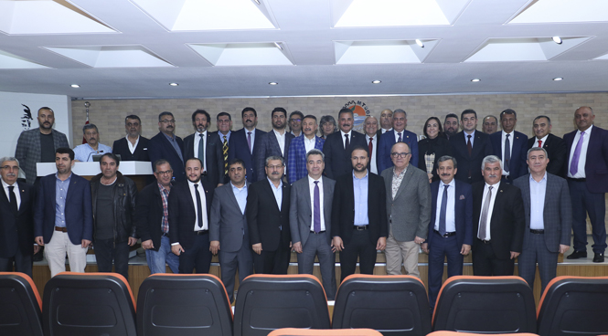 MTSO Üyeleri Mersin Büyükşehir Adayı Hamit Tuna İle Bir Araya Geldi