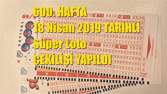 Süper Loto Sonuçları 1 Kişi Bildi Kazanan İzmir / Karşıyaka'dan 18 Nisan 2019 Tarihli Çıkan Sayılar: 11 - 18 - 33 - 36 - 37 - 52