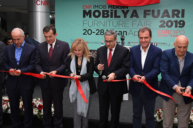 Mersin'de CNR İMOB Mersin Mobilya Fuarının Açılışı Yapıldı