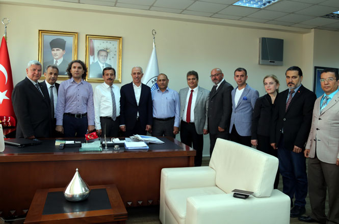 Mersin Gazeteciler Cemiyeti’nden Başkan Mustafa Gültak’a Ziyaret