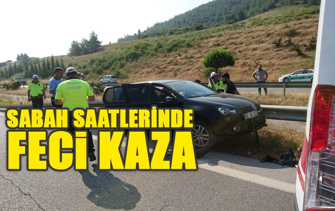 Tarsus - Mersin Otoyolunda, Askeri Personelin İçinde Bulunduğu Sivil Araç Kaza Yaptı: 2 Ölü, 1 Yaralı