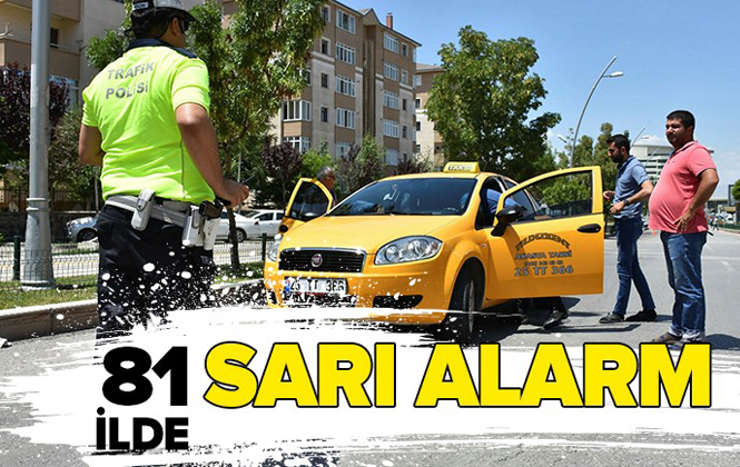 81 İlde Taksi Denetimi: Bin 551 Taksi Şoförüne Para Cezası