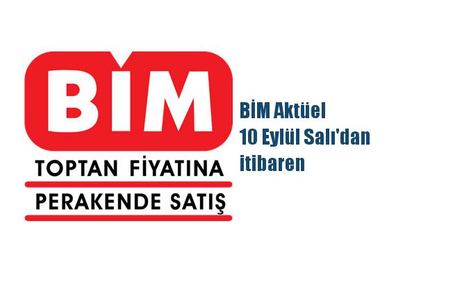 BİM Aktüel 10 Eylül Salı'dan itibaren İndirimli Ürünlerin Listelendiği Aktüel