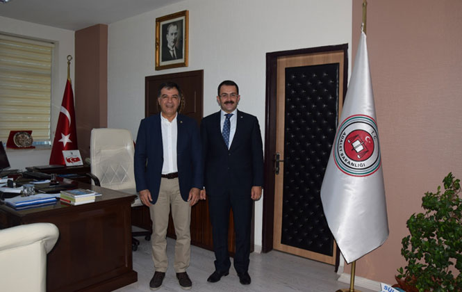 TSO Başkanı Koçak'tan, Tarsus Cumhuriyet Başsavcısına Ziyaret