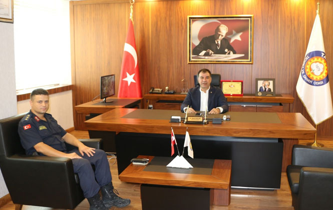 Jandarma Komutanı’ndan, Tarsus TSO'ya Ziyaret