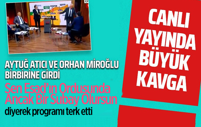 CHP Mersin Eski Milletvekili Aytuğ Atıcı İle Orhan Miroğlu Cnn Türk Ekranında Tartıştılar.