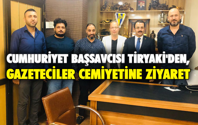 Cumhuriyet Başsavcısı Ramazan Murat Tiryaki, Gazeteciler Cemiyeti Yönetimi Kurulu Üyeleri İle Buluştu