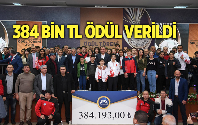 Mersin'de Farklı Branşlardan 93 Sporcuya, 384 Bin Lira Para Ödülü Verildi