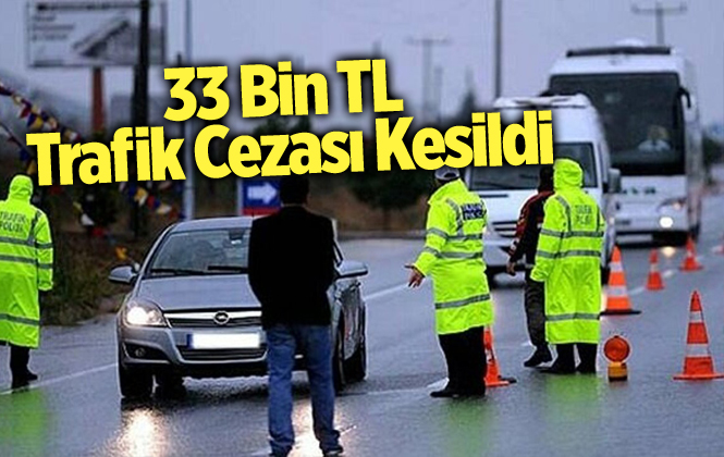 Mersin Tarsus’ta Bir Haftada 50 Araca Toplamda 33 Bin 569 TL Trafik Cezası Kesildi