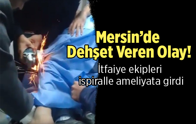 Mersin'de Bacağına Çelik Kanca Saplanan İşçi Tedavi Altına Alındı