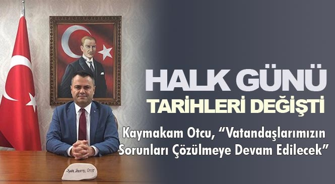 Mersin Tarsus'ta Her Hafta Perşembe Günü Düzenlenen ‘Halk Günü Toplantıları’ Ayda Bir Yapılacak