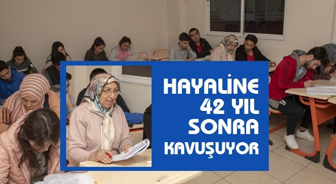 Hem Babaanne Hem De Öğrenci! 65 Yaşındaki Başende Diren Mersin'deki Belediye Kurslarına Öğrenci Oldu