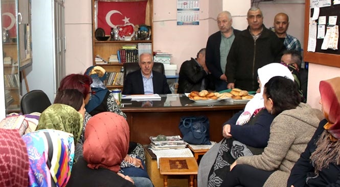 Akdeniz Belediye Başkanı M. Mustafa Gültak; Bahçe Mahallesi Sakinlerini Dinledi