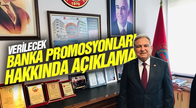 TÜED Genel Mali Sekreteri Ömer Kurnaz Banka Promosyonlarına İlişkin Açıklama Yaptı "Promosyon Ödemeleri Beklentinin Altında Kaldı"