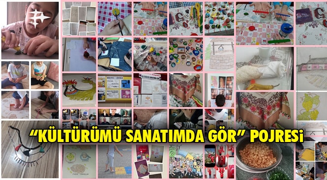 Tarsus Borsa İstanbul İlkokulundan "Kültürümü Sanatımda Gör" eTwinning Projesi