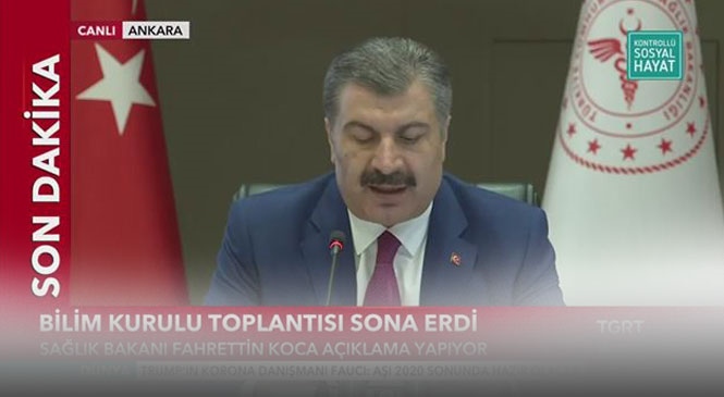 Sağlık Bakanı Koca’dan Canlı Yayında Açıklamalar