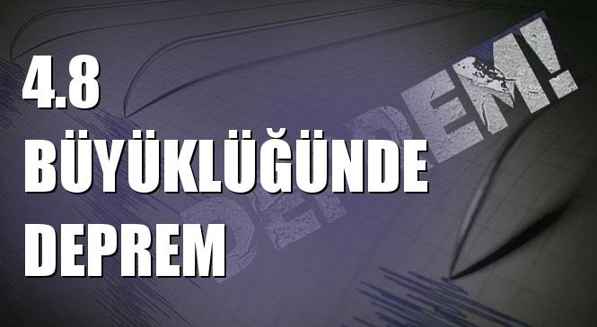 İzmir Yakınlarında Deprem! Merkez Üssü Kuşadası Körfezi (Ege Denizi) Olan 4.8 Büyüklüğünde Deprem Meydana Geldi