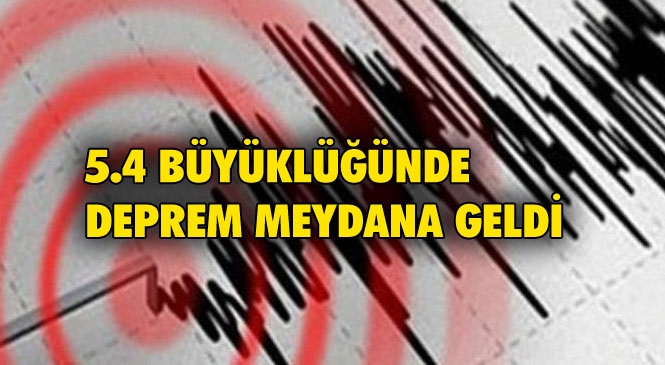 Alanya Açıklarındaki Deprem Mersin'de Hissedildi! Akdeniz'de 5.4 Büyüklüğünde Deprem Meydana Geldi Saat 15.44 Sıralarındaki Deprem Yaklaşık 15 Saniye Sürdü