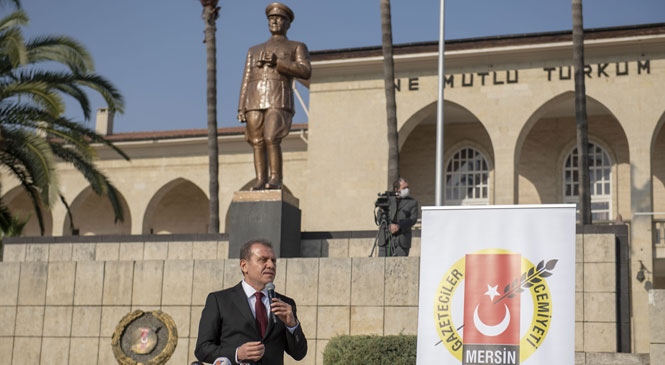 Başkan Seçer, 10 Ocak Çalışan Gazeteciler Günü Çelenk Sunma Törenine Katıldı