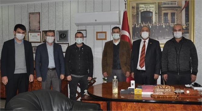 HÜDA PAR Tarsus İlçe Başkanından Şoförler ve Otomobilciler Odasına Ziyaret