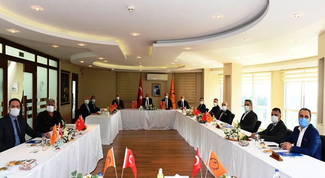 Mersin Valisi Ali İhsan Su, Mersin - Tarsus OSB Müteşebbis Heyet Toplantısına Başkanlık Etti