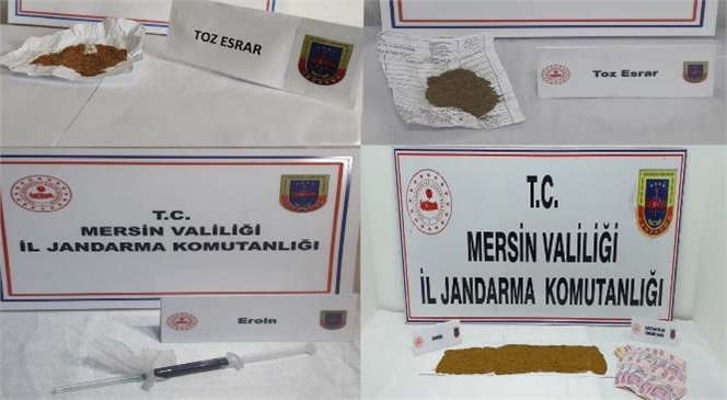 Mersin'de Uyuşturucu Tacirlerine Operasyon