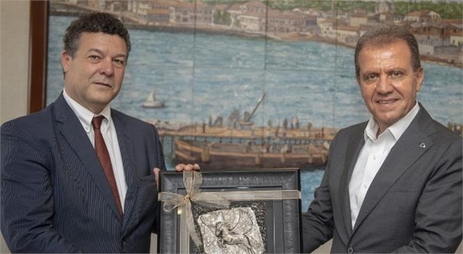 Bm Mülteciler Yüksek Komiserliği Türkiye Temsilcisi Philippe Leclerc, Başkan Seçer İle Bir Araya Geldi