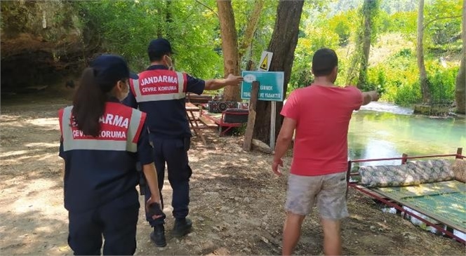 Mersin'de Piknik ve Mesire Alanları Jandarma Ekiplerince Denetlendi