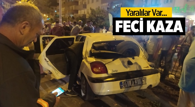 Mersin’in Tarsus İlçesindeki Trafik Kazasında 2 Kişi Yaralandı