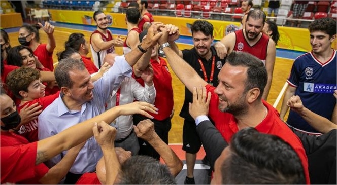 Başkan Seçer, Msk Erkek Basketbol Maçını İzledi