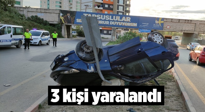 Mersin’in Tarsus İlçesinde Sabah Saatlerinde Meydana Gelen ve Biri Ticari İki Aracın Karıştığı Kazada 3 Kişi Hafif Şekilde Yaralandı