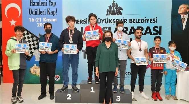 5. Mersin Uluslararası Açık Satranç Turnuvası’nda Kazananlar Ödüllerini Aldı