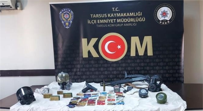 Mersin Tarsus'ta Kaçak Kazı Yapan 9 Şüpheli Yakalandı