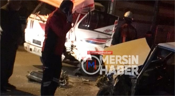 Mersin Silifke'de Meydana Gelen Kazada Bir Kişi Ağır Yaralandı