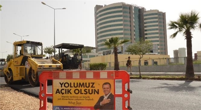 Tarsus Yeni Devlet Hastanesi’nin Yanından Geçen İbn-i Sina Bulvarı Büyükşehir Tarafından Yenilendi