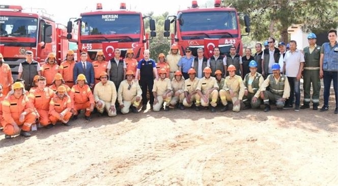 Mersin’de ‘Orman Yangını" Konulu Saha Tatbikatı Gerçekleştirildi