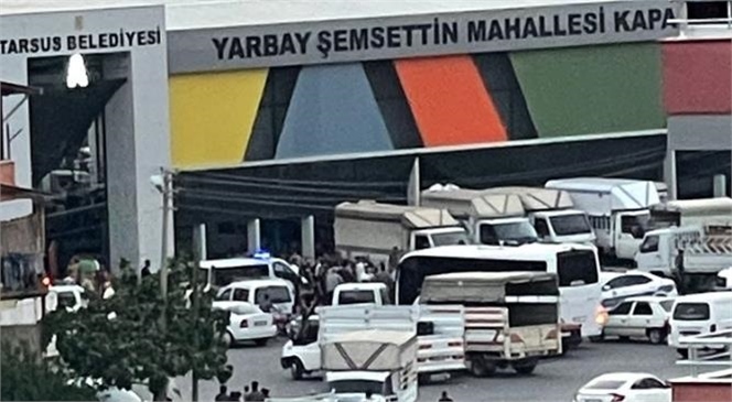 Tarsus'ta Pazarda Çıkan Tüfekli Kavgada 7 Kişi Yaralandı