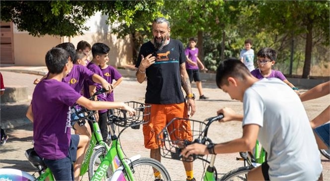 Büyükşehir’den Öğrencilere Hareketlilik Haftasında Bisiklet Sürüş Eğitimi