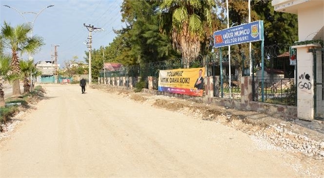 Mersin Büyükşehir Belediyesi Tarsus Yenice’de Ki Uğur Mumcu Caddesini Tamamen Yeniliyor