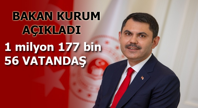 Bakan Kurum Resmi Rakamları Paylaştı