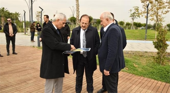 Vali Ali Hamza Pehlivan, Akdeniz İlçemizdeki Millet Bahçesini Ziyaret Ederek İncelemelerde Bulundu