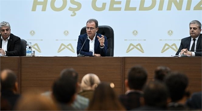 Mersin Büyükşehir Belediye Başkanı Seçer, Meslek Odalarıyla Bir Araya Geldi