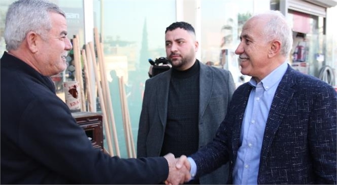 Akdeniz Belediye Başkanı Gültak, Kazanlı Mahallesi Esnafı İle Buluştu