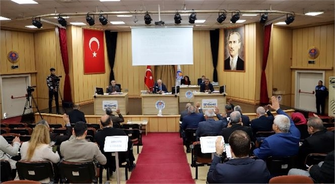 Ertelenen Akdeniz Belediye Meclisi Şubat Ayı 2’nci Birleşimi, M. Mustafa Gültak Başkanlığı’nda Gerçekleşti