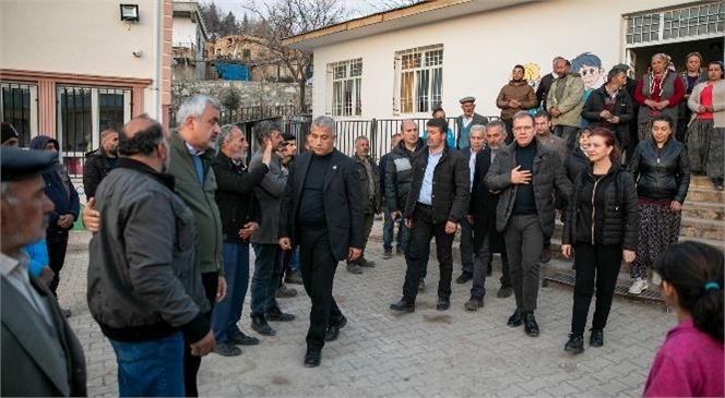 Mersin Büyükşehir Belediye Başkanı Seçer, Deprem Bölgesi Adıyaman ve İlçelerinde İncelemelerde Bulundu
