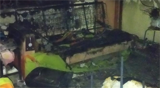 Mersin Tarsus'ta Ev Yangını