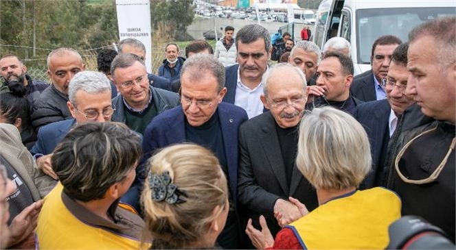 Başkan Seçer, 13. Cumhurbaşkanı Adayı Kılıçdaroğlu İle Depremin 37. Gününde de Afet Bölgesi Hatay’da